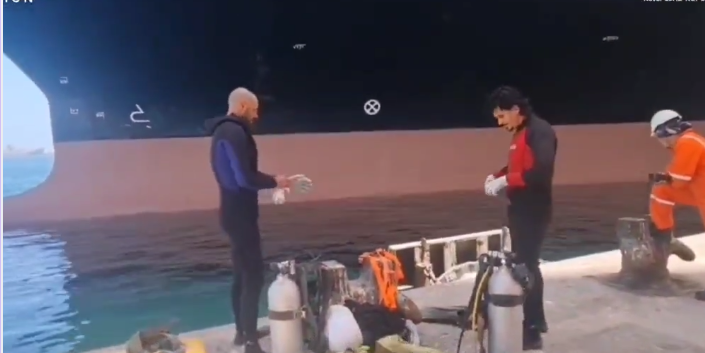 Rapid Response: Urgent Underwater Inspection for a 363m Container Vessel at Salalah